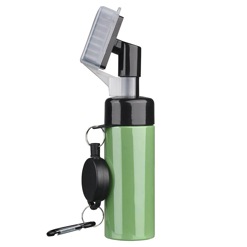 Golf Club Cleaning Brush with Water Bottle & Retractable Clip – Groove Cleaner Tool