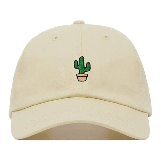 Autumn Baseball Cap - Cactus Embroidery