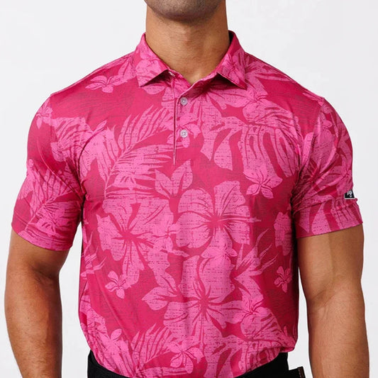 Men’s Golf Polo Shirt 2025 – Quick-Dry, Breathable & Stretch Fit