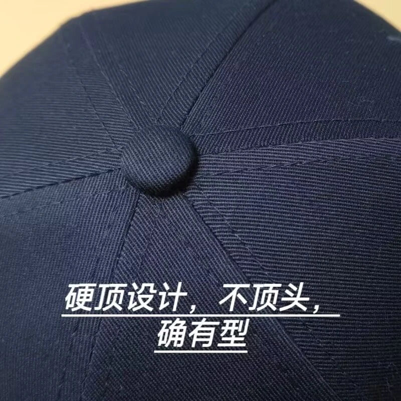 Unisex Golf Cap - Breathable Cotton Sunshade Hat with Adjustable Fit