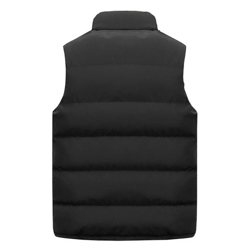 Men's Padded Golf Vest – Waterproof, Warm &amp; Windproof for Autumn/Winter