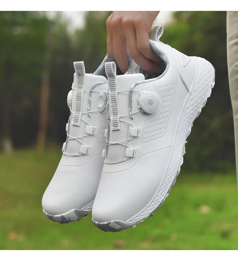 Unisex Golf Sneakers – Waterproof Spikeless BOA, Lightweight & Comfortable