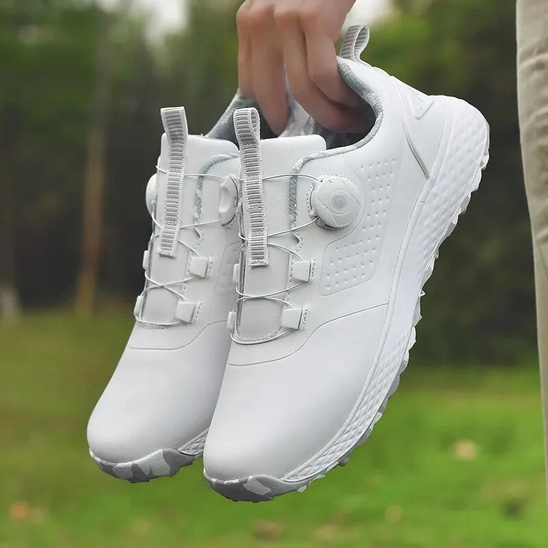 Unisex Golf Sneakers – Waterproof Spikeless BOA, Lightweight & Comfortable