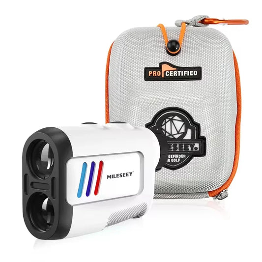 Mileseey PF2E Golf Laser Rangefinder – 400m/600m, 6x Zoom, Slope Adjustment