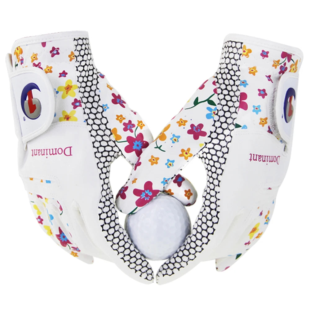 Golf Gloves Leather for Women -  2pcs