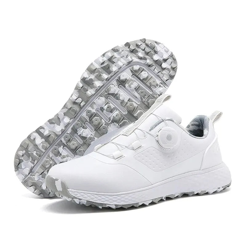 Unisex Golf Sneakers – Waterproof Spikeless BOA, Lightweight & Comfortable