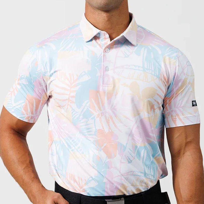 Men’s Golf Polo Shirt – Quick-Dry, Breathable & Stretch Fit