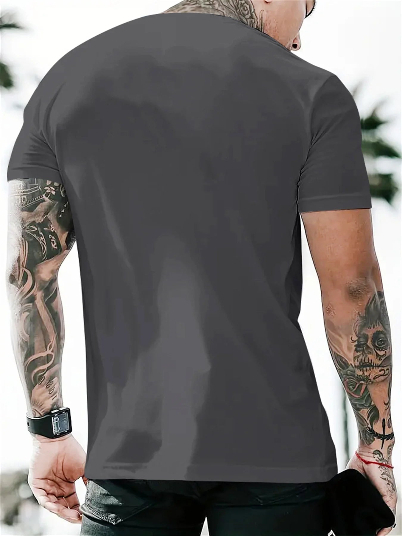 Men's Fashion T-shirt - Golf Player Pattern Printed
