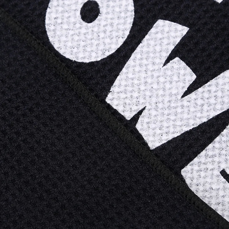 Funny Golf Towel - Microfiber, Super Absorbent, with Humorous Printed Logo
