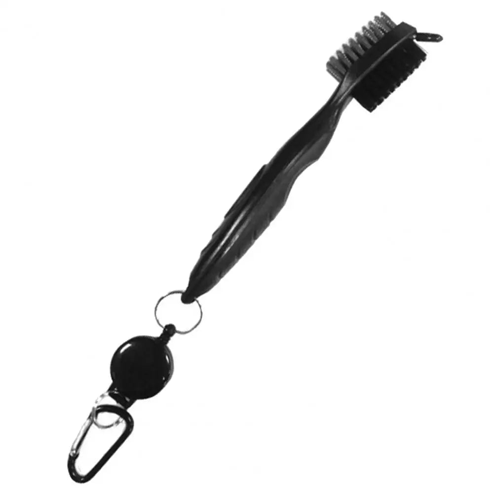 Golf Club Cleaning Brush – Dual-Sided Nylon & Wire Bristles with Groove Cleaner