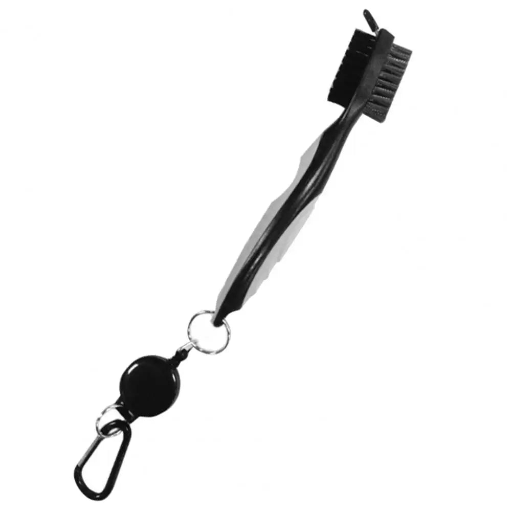Golf Club Cleaning Brush – Dual-Sided Nylon & Wire Bristles with Groove Cleaner