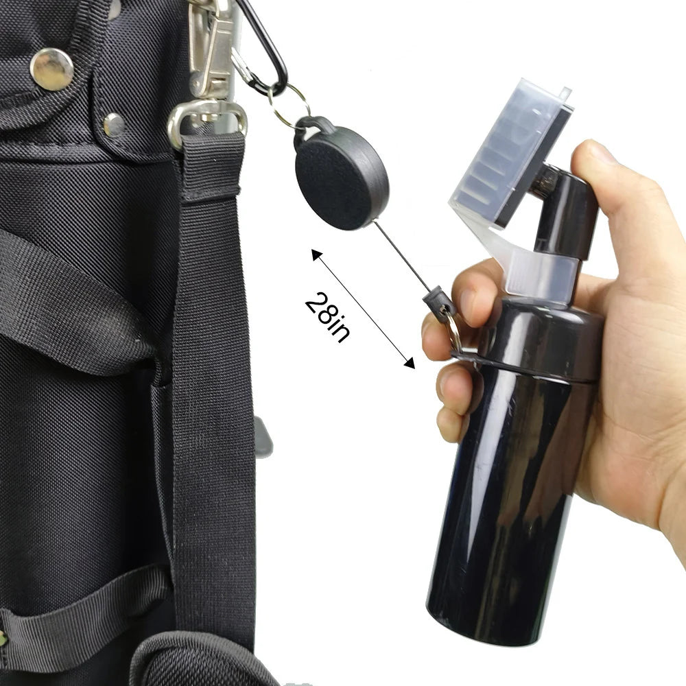 Golf Club Cleaning Brush with Water Bottle & Retractable Clip – Groove Cleaner Tool